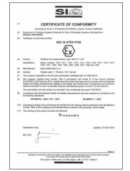 WS 011-1-ATEX  ATEX Sınıfı Rüzgar Hız Sensörü